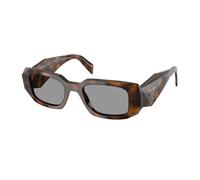 Prada Woman Prada PR 17WS 20D50Q Sunglasses Acetate Havana Grey Squared Normal
