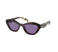 Prada Woman Prada PR A02S 17N50B Sunglasses Acetate Turtle Violet Butterfly Normal Mirror