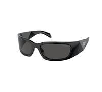 Prada Woman PR A14S 1AB5S0 Sunglasses Acetate Black Grey Butterfly Normal