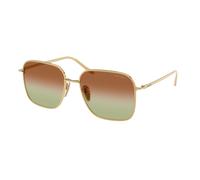 Prada Woman Prada PR C54SD 5AK70T Sunglasses Metal Gold Squared Normal Nuanced