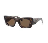 Prada Woman Sunglass PR 13ZS - Frame color: Tortoise, Lens color: Dark Brown