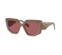 Prada Woman Sunglass PR 14ZS - Frame color: Opal Loden, Lens color: Dark Violet