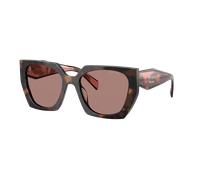 Prada Woman Sunglass PR 15WS - Frame color: Mauve Tortoise, Lens color: Light Brown
