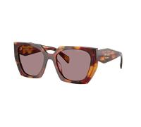Prada Woman Sunglass PR 15WS - Frame color: Poppy Tortoise, Lens color: Light Purple Brown