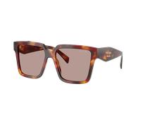 Prada Woman Sunglass PR 24ZS - Frame color: Poppy Tortoise, Lens color: Light Purple Brown