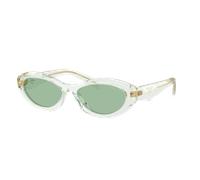 Prada Woman Sunglass PR 26ZS - Frame color: Transparent Mint, Lens color: Green