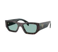 Prada Woman Sunglass PR A01S - Frame color: Root Tortoise, Lens color: Petrol Green