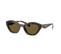 Prada Woman Sunglass PR A02S - Frame color: Root Tortoise, Lens color: Dark Brown