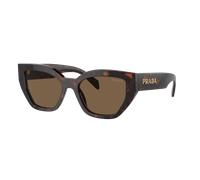 Prada Woman Sunglass PR A09S - Frame color: Briar Tortoise, Lens color: Dark Brown
