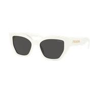 Prada Woman Sunglass PR A09S - Frame color: Talc, Lens color: Dark Grey