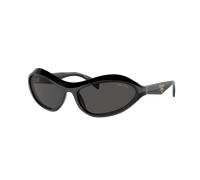 Prada Woman Sunglass PR A20S - Frame color: Black, Lens color: Dark Grey