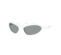 Prada Woman Sunglass PR A20S - Frame color: Talc, Lens color: Dark Grey
