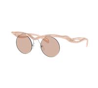 Prada Woman Sunglass PR A24S - Frame color: Opal Peach, Lens color: Light Brown