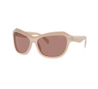 Prada Woman Sunglass PR A27S - Frame color: Opal Natural, Lens color: Light Brown