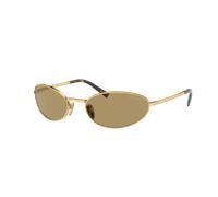 Prada Woman Sunglass PR A59S - Frame color: Gold, Lens color: Green Olive