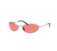 Prada Woman Sunglass PR A59S - Frame color: Silver, Lens color: Pink