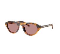 Prada Woman Sunglass PR B15S - Frame color: Cinnamon Tortoise, Lens color: Dark Pink Polarised