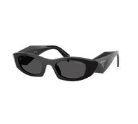 Prada Woman Sunglass PR B16S - Frame color: Black, Lens color: Dark Grey