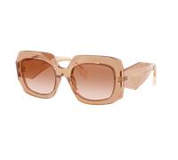 Prada Woman Sunglass PR B23S - Frame color: Chocolate, Lens color: Brown Gradient