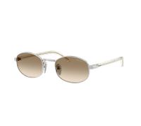 Prada Woman Sunglass PR B53S - Frame color: Silver, Lens color: Light Yellow Gradient Brown