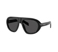 Prada Woman Sunglass PR C05S - Frame color: Black, Lens color: Dark Grey