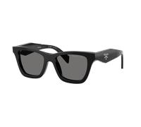 Prada Woman Sunglass PR C07S - Frame color: Black, Lens color: Dark Grey Polarized