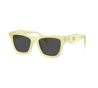 Prada Woman Sunglass PR C07S - Frame color: Frosted Vanilla, Lens color: Dark Grey