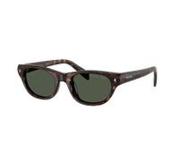 Prada Woman Sunglass PR C08S - Frame color: Havana, Lens color: Dark Grey Polarized