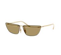 Prada Woman Sunglass PR C52S - Frame color: Gold, Lens color: Green Olive