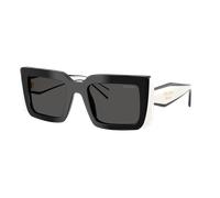 Prada Woman Sunglass PR D01S - Frame color: Black, Lens color: Dark Grey