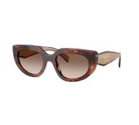 Prada Woman Sunglass PR D02S - Frame color: Caramel Tortoise, Lens color: Brown Gradient