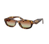 Prada Woman Sunglass PR D24S - Frame color: Honey Tortoise, Lens color: Green/Brown
