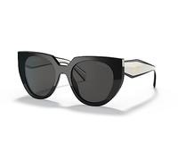 Prada SPR14W 09Q5S0 Black-Talc/Dark Grey