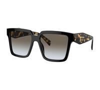 Prada Woman PR 24ZS 1AB0A7 Sunglasses Acetate Black Grey Squared Normal Shaded