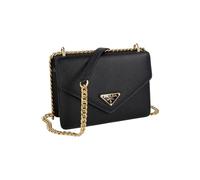 Prada Women's 1BD200 Black Saffiano Leather Shoulder Bag