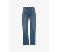 Prada Womens Blue Five-pocket High-rise Straight-leg Jeans 24