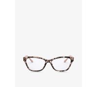 Prada Womens Pink Pr 03wv Acetate Cat-eye Glasses 5.1cm