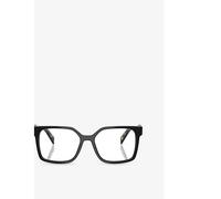 Prada Womens Prada B03V Square-Shape Acetate Sunglasses Black