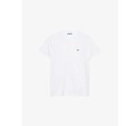 Prada Womens Prada Brand-Plaque Short-Sleeved Cotton-Jersey T-Shirt White S