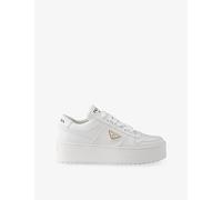 Prada Womens Prada Downtown Bold Leather Trainers White Eur 40.5 / 7.5 UK Women