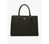 Prada Womens Prada Galleria Large Saffiano-Leather Tote Bag Black 1 Size