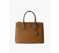 Prada Womens Prada Galleria Large Saffiano-Leather Tote Bag Brown 1 Size