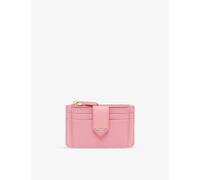 Prada Womens Prada Logo-Plaque Card Holder Pink 1 Size