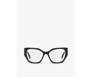 Prada Womens Prada Pr 18Wv Square-Framed Acetate Glasses Black
