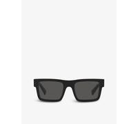Prada Womens Prada Pr 19Ws Square-Frame Acetate Sunglasses Black