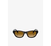 Prada Womens Prada Pr C08S Cat-Eye Acetate Sunglasses Black