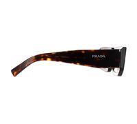 Prada Women's Rectangle Dark Tortoise Dark Brown PR06YS Prada Brown One Size
