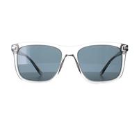 Prada Sunglasses Glass Lens Transparent Grey Crystal Blue PR18WS SPR 18W U43-0A9