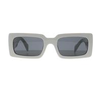 Prada Woman PR A07S 1425S0 Sunglasses Acetate White Grey Pillow Normal