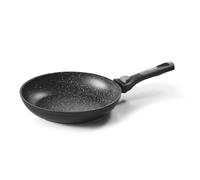 Pradel Excellence - Pierra PCUI002002 - Frying pan Made of Forged Aluminium Ø24cm - Non-Stick Coating in Stone Look - Removable Handle - All Types of cookers, Induction & Oven